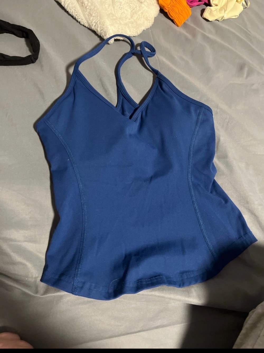 Women’s Blue Y-back Tank Top
